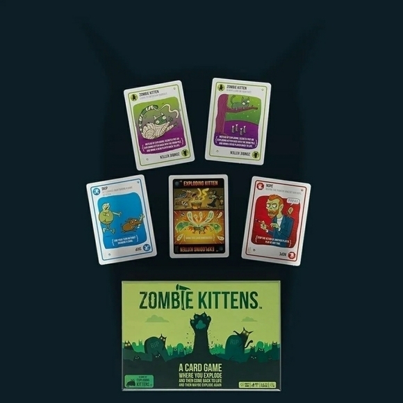 Zombie KITTENS - Game The Evolution Of Exploding Kittens - NEW FACTORY SEALED - Picture 4 of 6